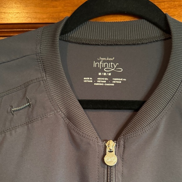 Cherokee Infinity Charcoal Zip-Up Jacket - Picture 2 of 3